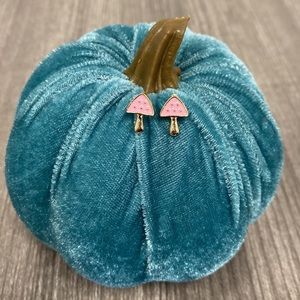 🍄 Cute Pink Mushroom Stud Earrings